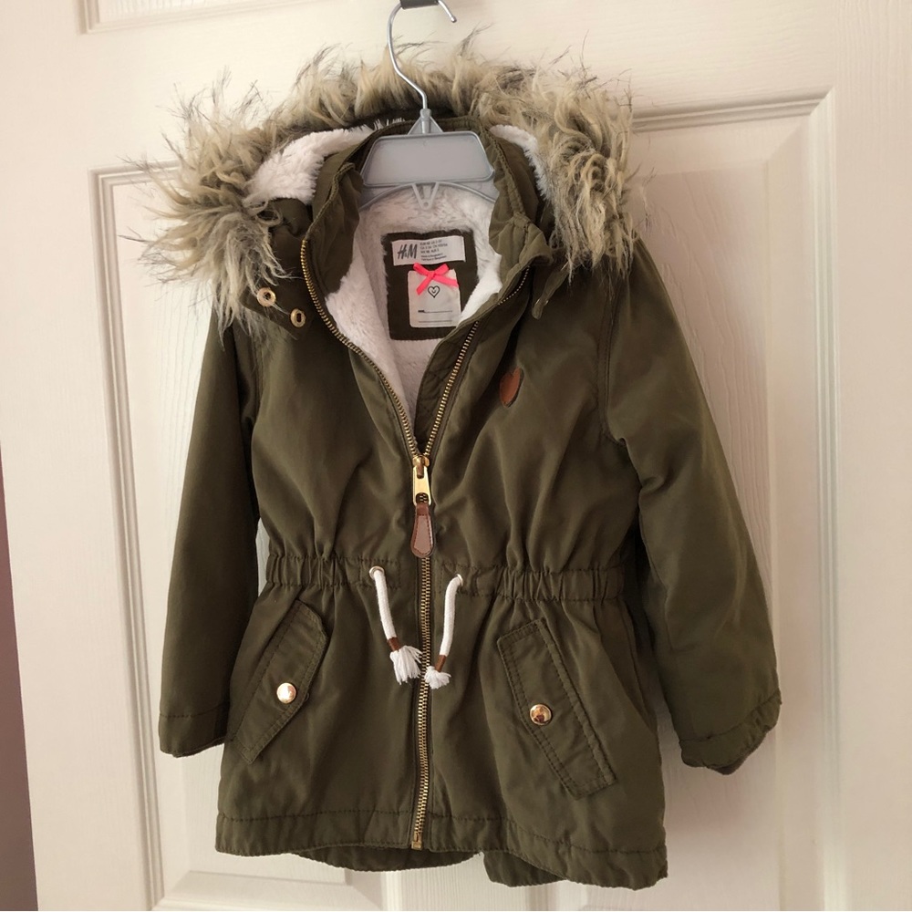 H&M Toddler Winter Jacket with Removable Hood